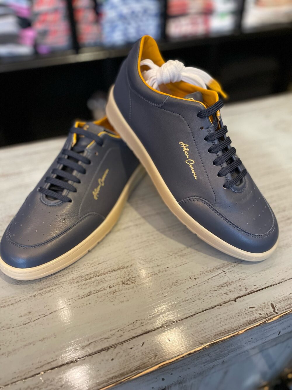 Antica Cuoieria Navy Sneakers