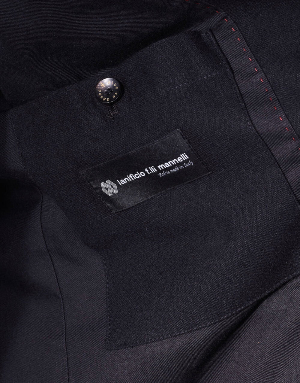 Blue de Gênes black Casella officers blazer - Image 5