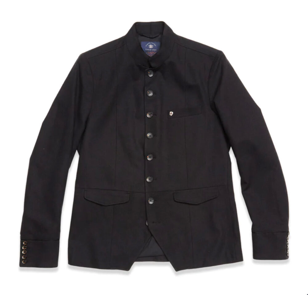 Blue de Gênes black Casella officers blazer - Image 2