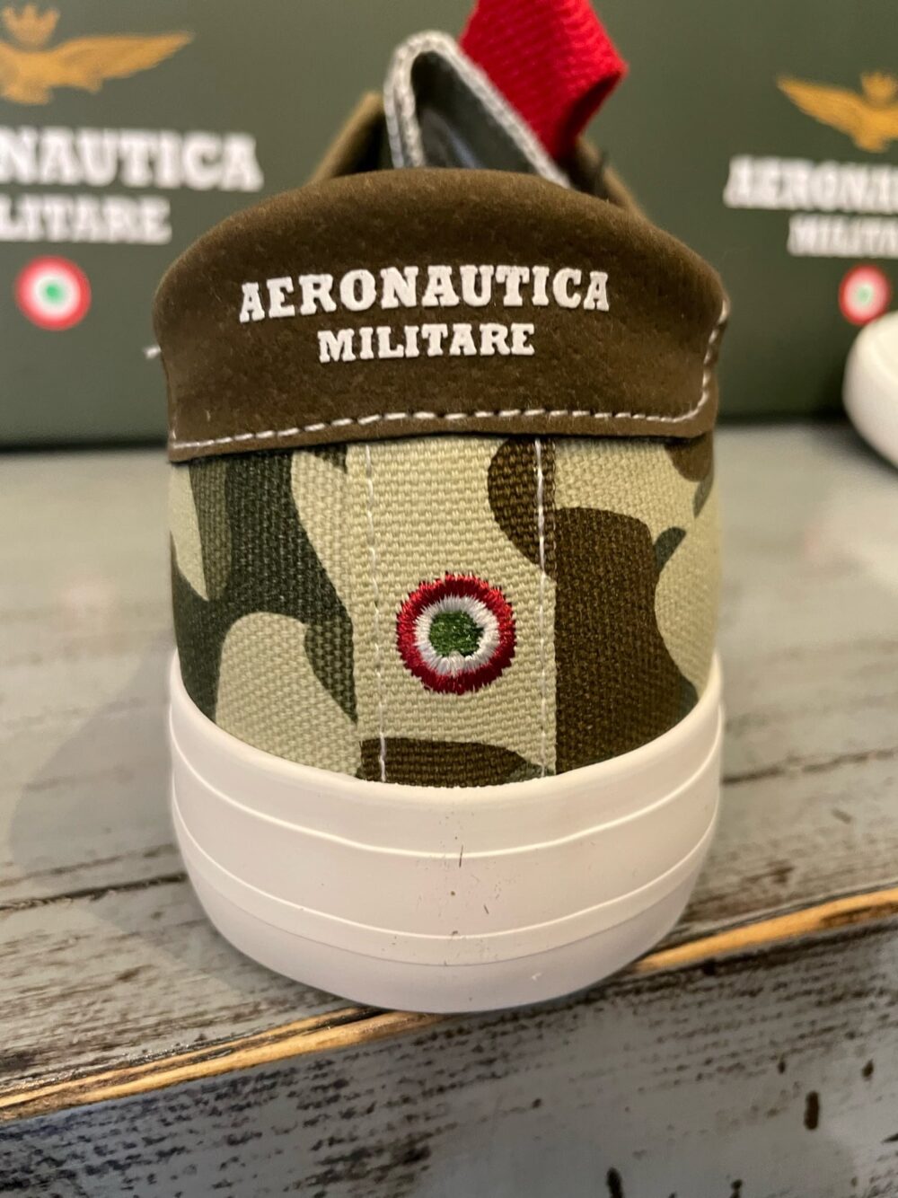 Aeronautica Militare Canvas Sneakers Camouflage - Image 3