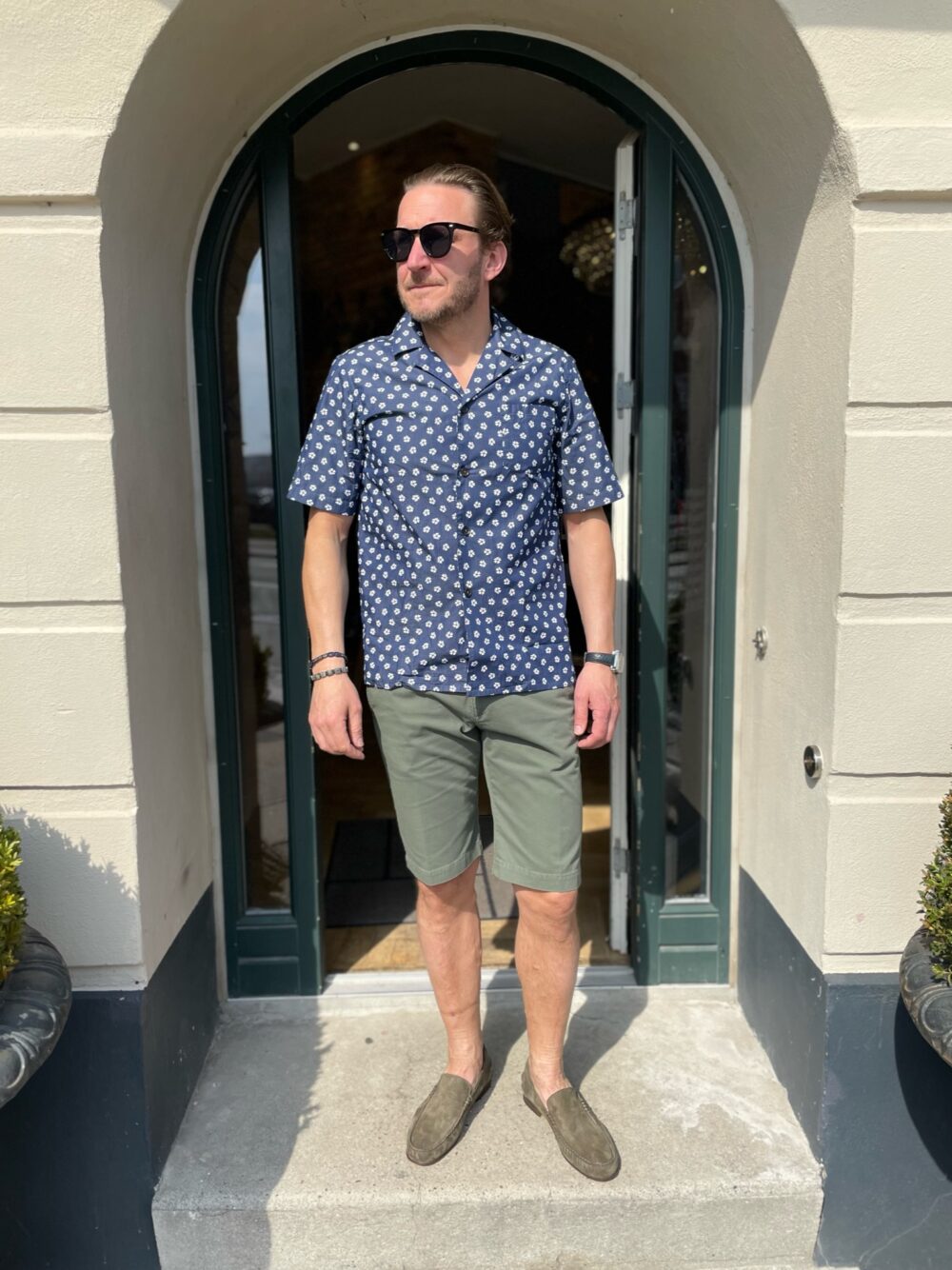 Aeronautica Militare Chino Shorts Khaki