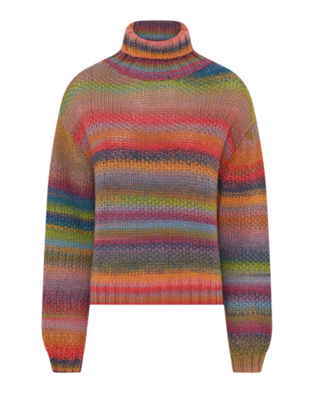 Tif Tiffy InniTT Rullekrave Sweater - Multi/Blå
