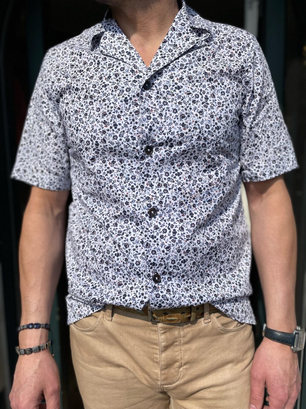 Grigio De Niro Hawaii Skjorte