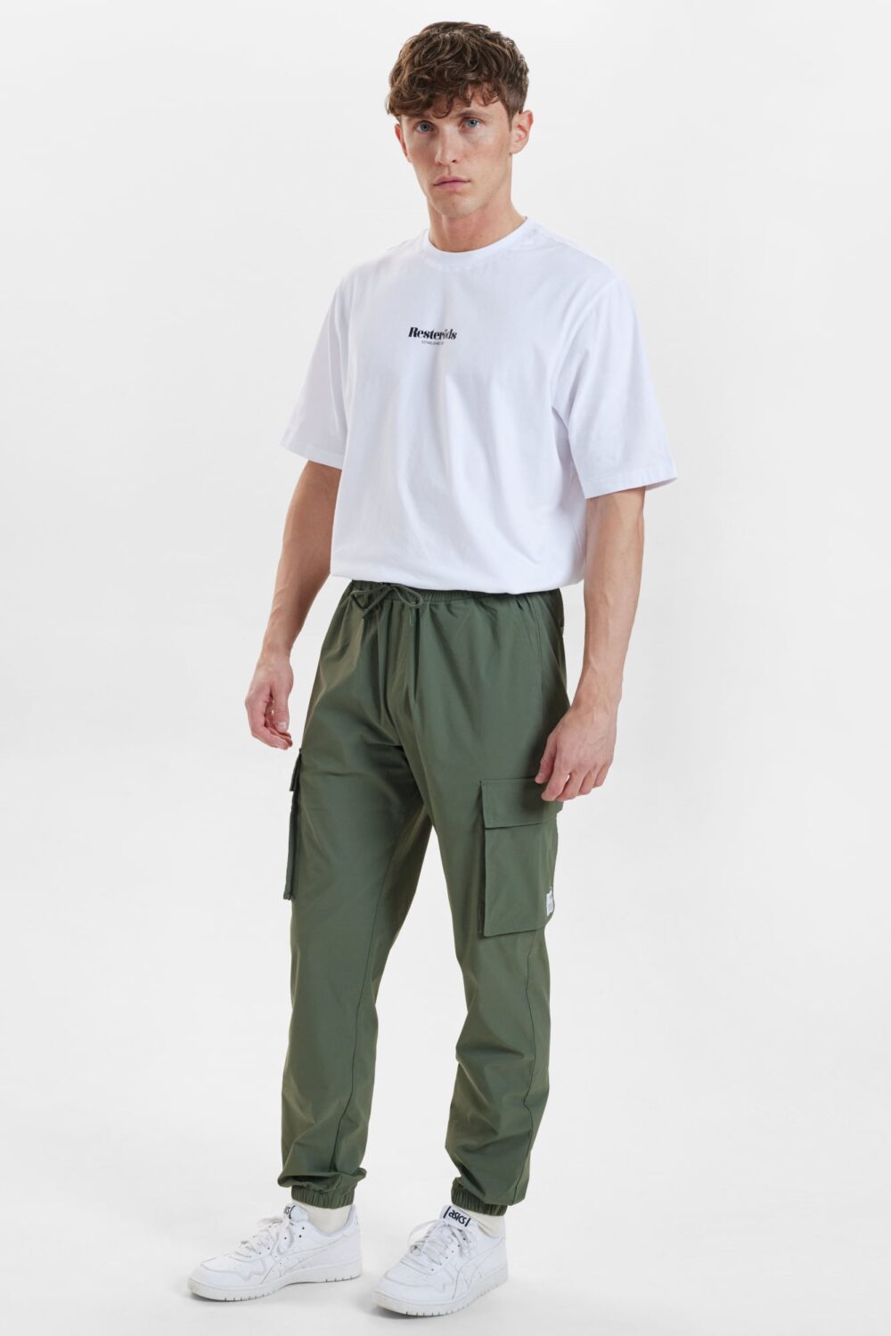 Resteröds Lightweight Cargo Bukser - Army - Image 3