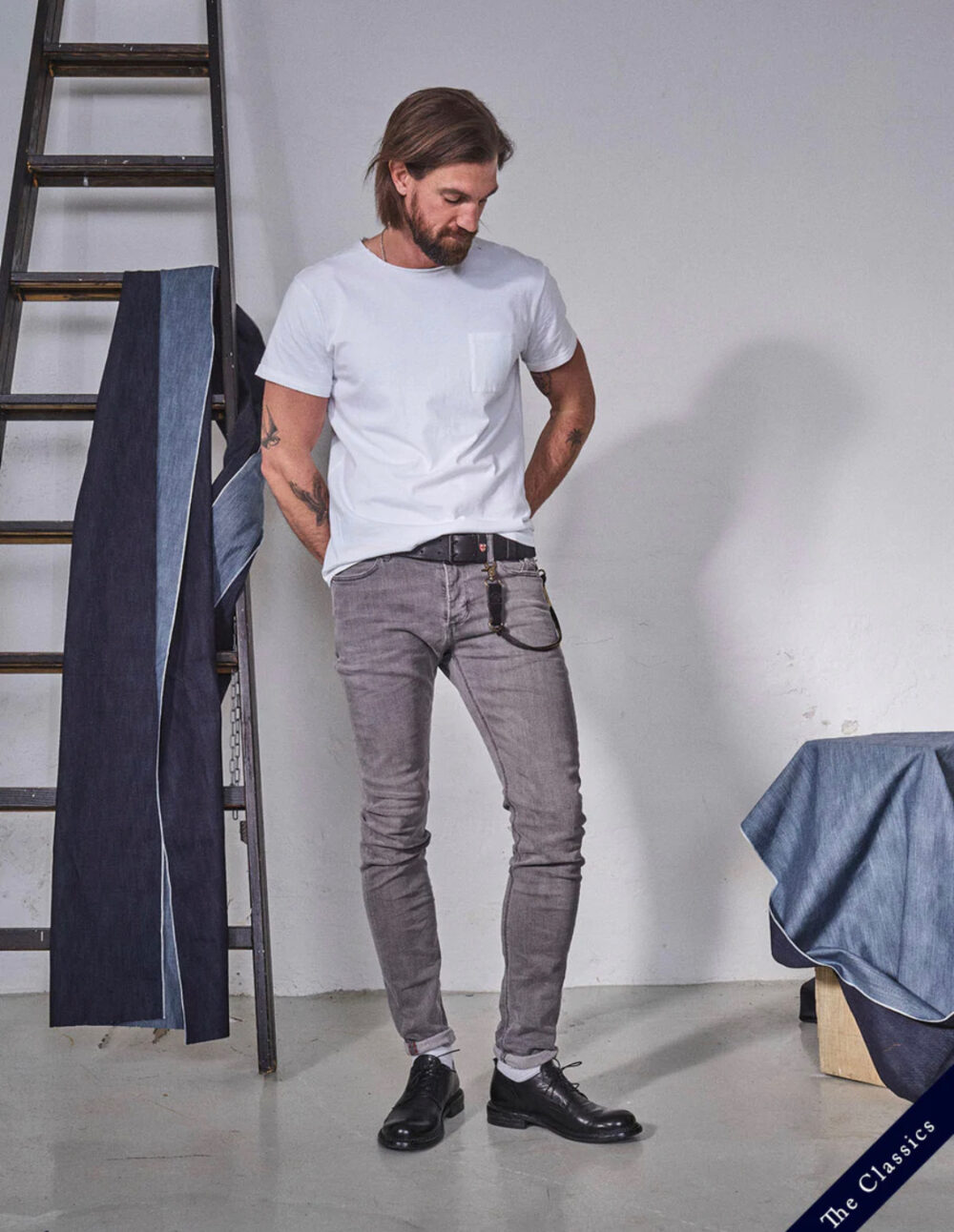 Blue de Gênes grey Repi Giulio jeans