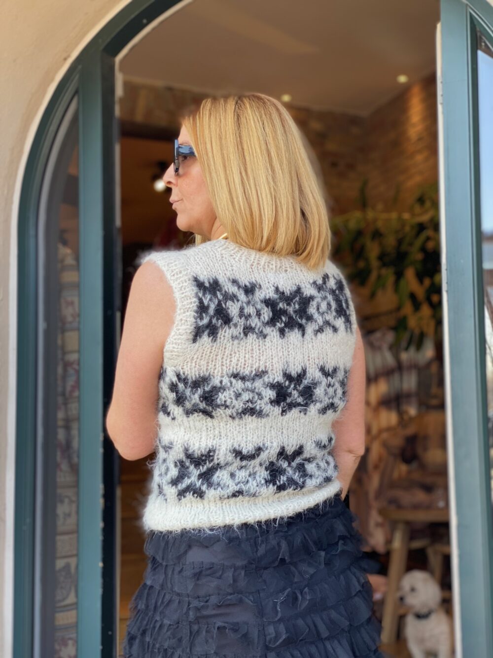 Gudrun & Gudrun off-white Inka vest - Image 2