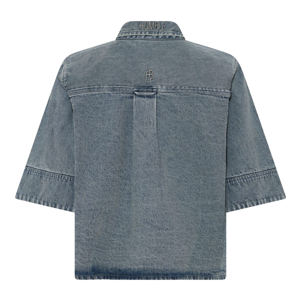 Humble JoyHBS 3/4 Denim Skjorte - Denim - Image 2