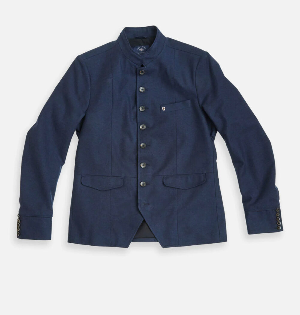Blue de Gênes navy Casella officers blazer