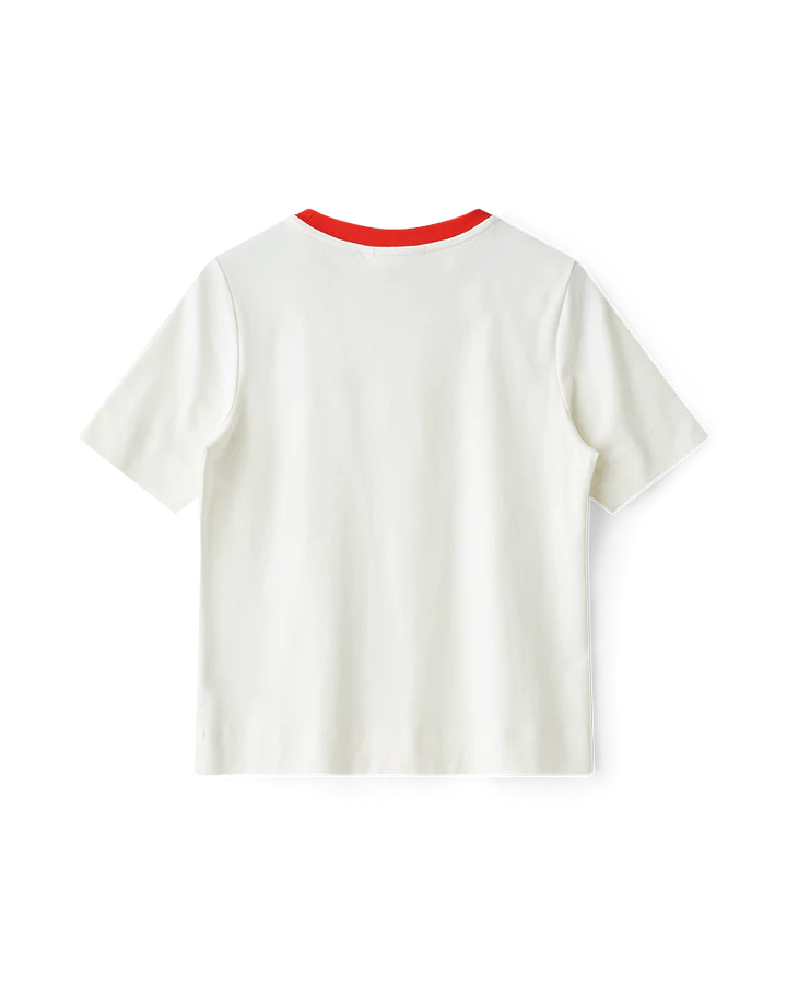 Copenhagen Muse CmMuse T-shirt - Hvid/Rød - Billede 3