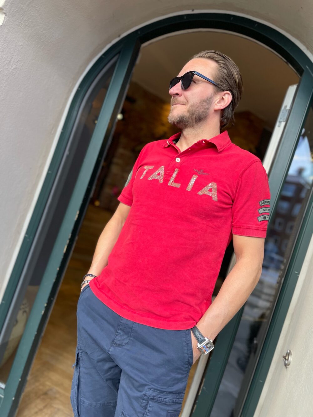 Aeronautica Militare Rosso Polo