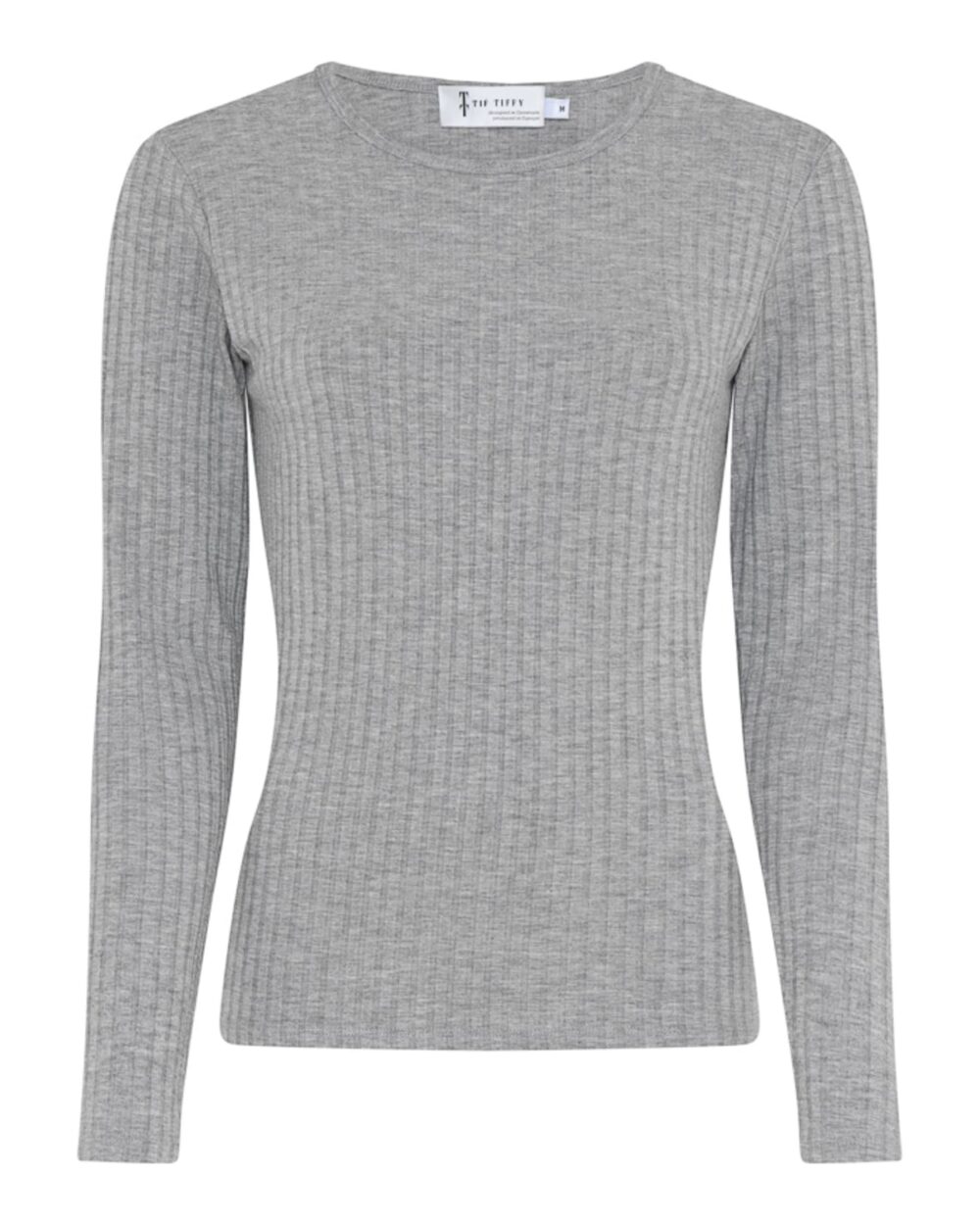 Tif Tiffy JanettTT Langærmet T-shirt - Grey Melange
