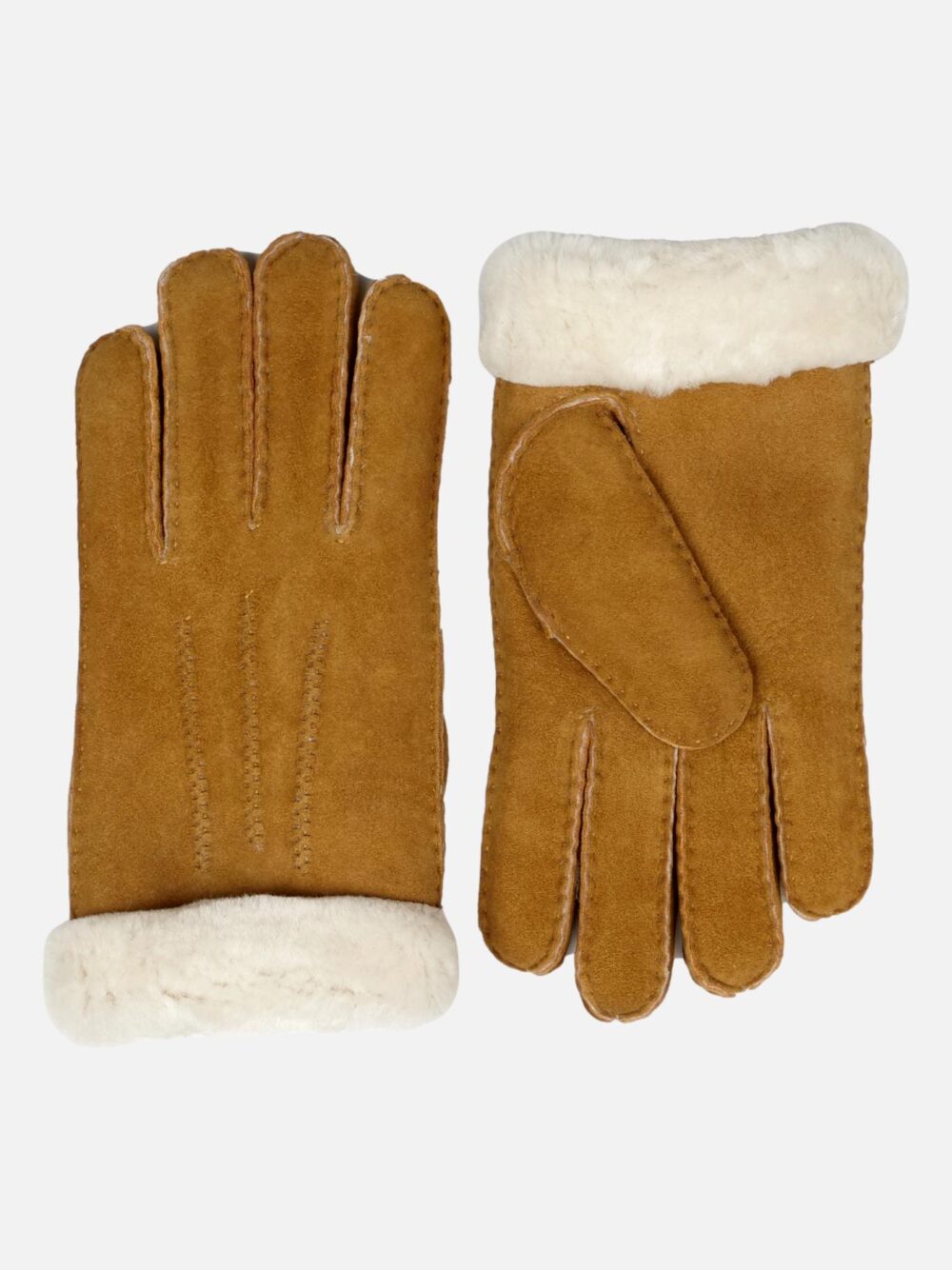 Stampe Lammeskindshandsker - Dark Cognac